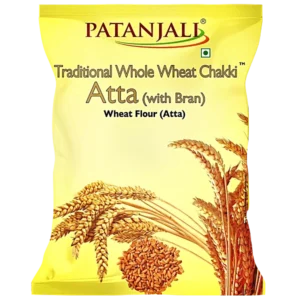 Patanjali Whole Wheat Chakki Atta (with Bran) 5 kg