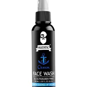 Muuchstac Ocean Face Wash for Men with Multi-Action Formula