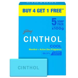 Cinthol Cool Bath Soap - Buy 4 Get 1 Free