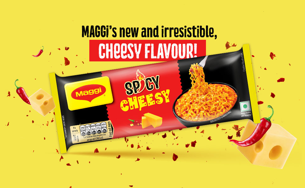 Maggi Spicy Cheesy Instant Noodles