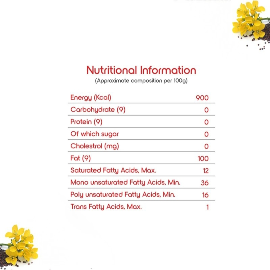 Fortune Premium Kachi Ghani Pure Mustard Oil (910 g) - Image 2