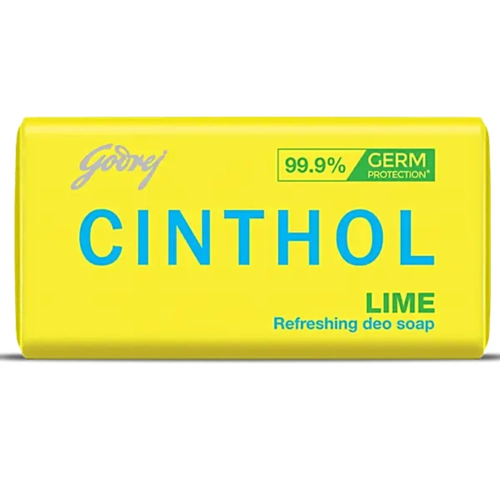 Cinthol Lime Bath Soap - Pack of 4