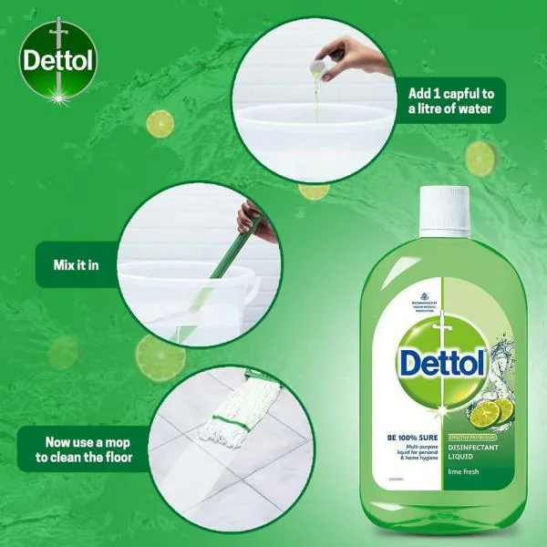 Dettol Liquid Disinfectant (Lime Fresh) - Image 4