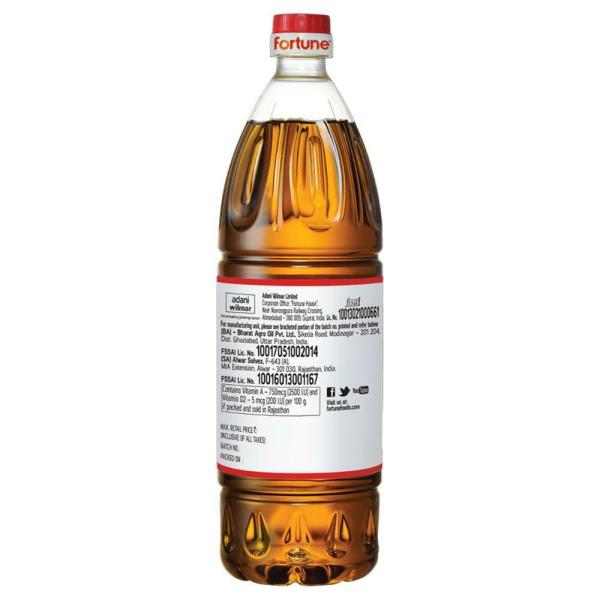 Fortune Premium Kachi Ghani Pure Mustard Oil (910 g) - Image 4