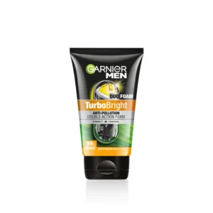 Garnier Men Turbo Bright Anti-Pollution Double Action Face Wash 100 g