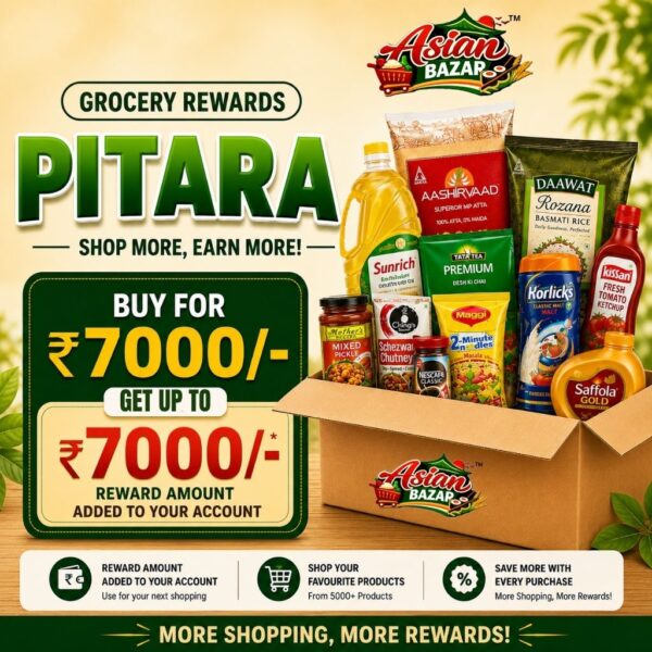 Asian Bazar Grocery Rewards Kit 3 – Buy ₹7,000 & Get ₹7,000 Rewards