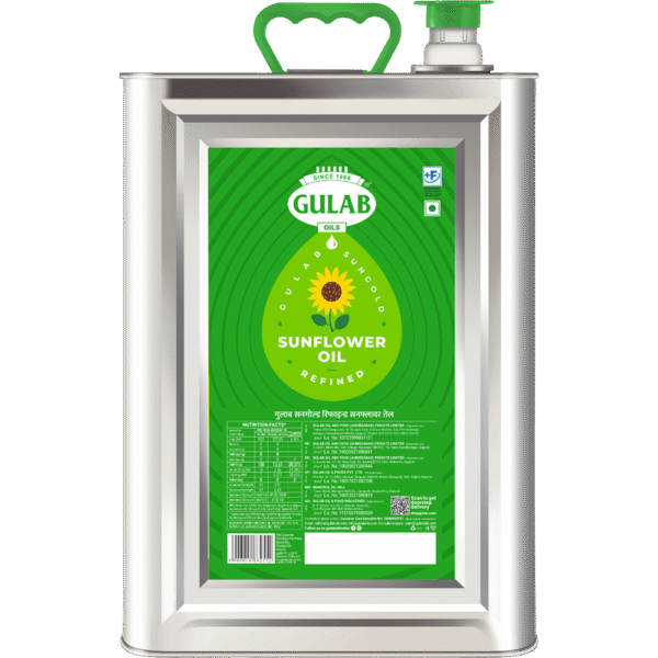 Gulab Sunflower Oil Tin
