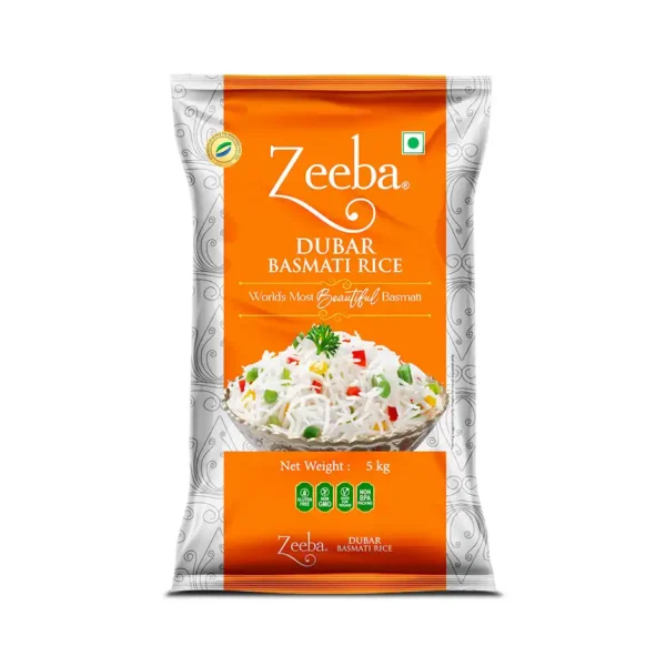 Zeeba Dubar Basmati 1121 Steam | Short Grain